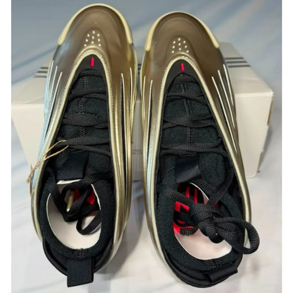 Adidas Harden Vol. 9 - Size 8.5 Men's - New in Box Size 9.5 Wmn - Metallic Gold